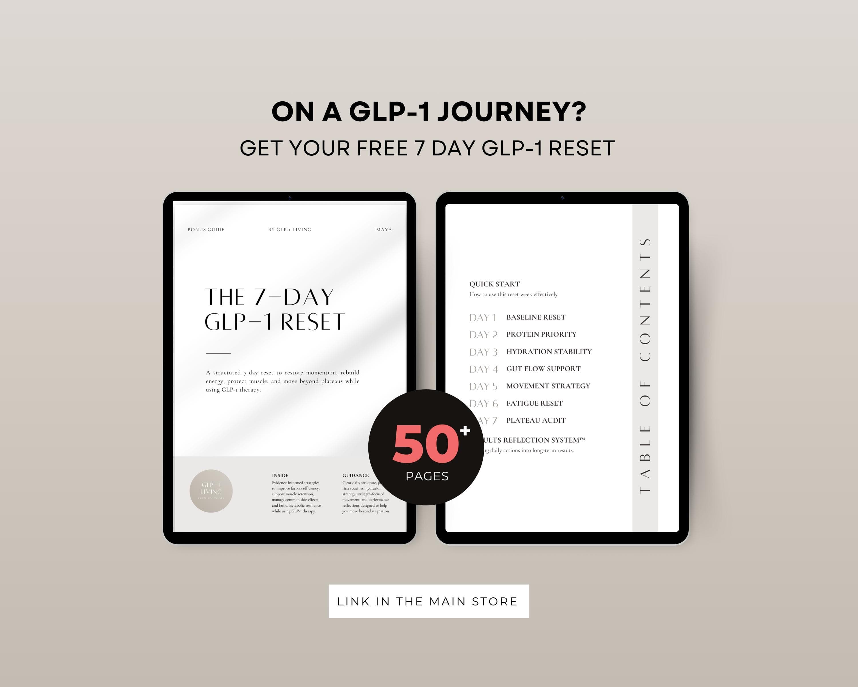 GLP-1 Light Meals Cookbook | 35 Small-Portion High Protein Recipes for Low Appetite | Instant PDF Download