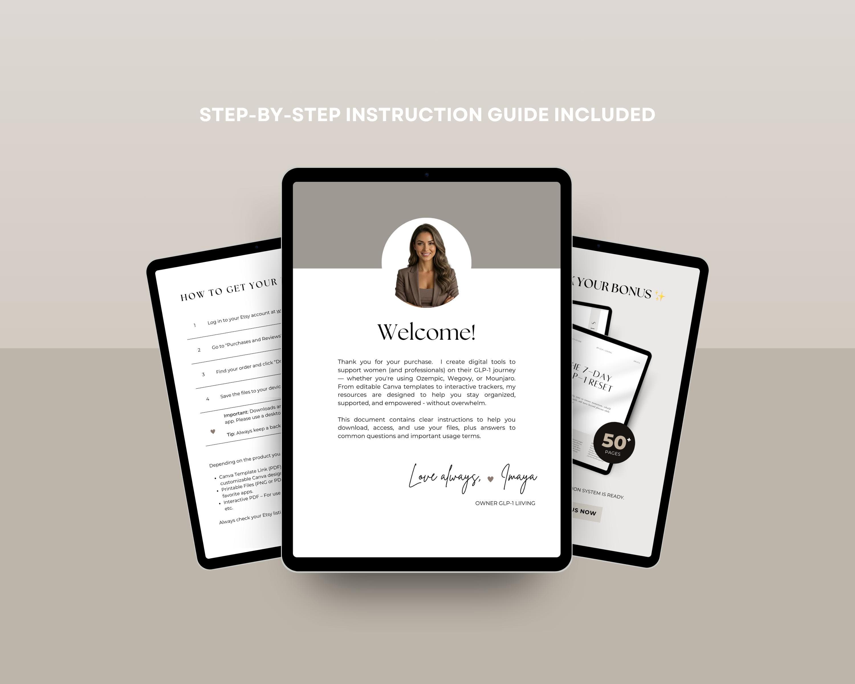 GLP1 Pill Ebook Semaglutide Guide Pill vs Injection Diet Plan Side Effects Dosing Schedule Weight Loss PDF Digital Download