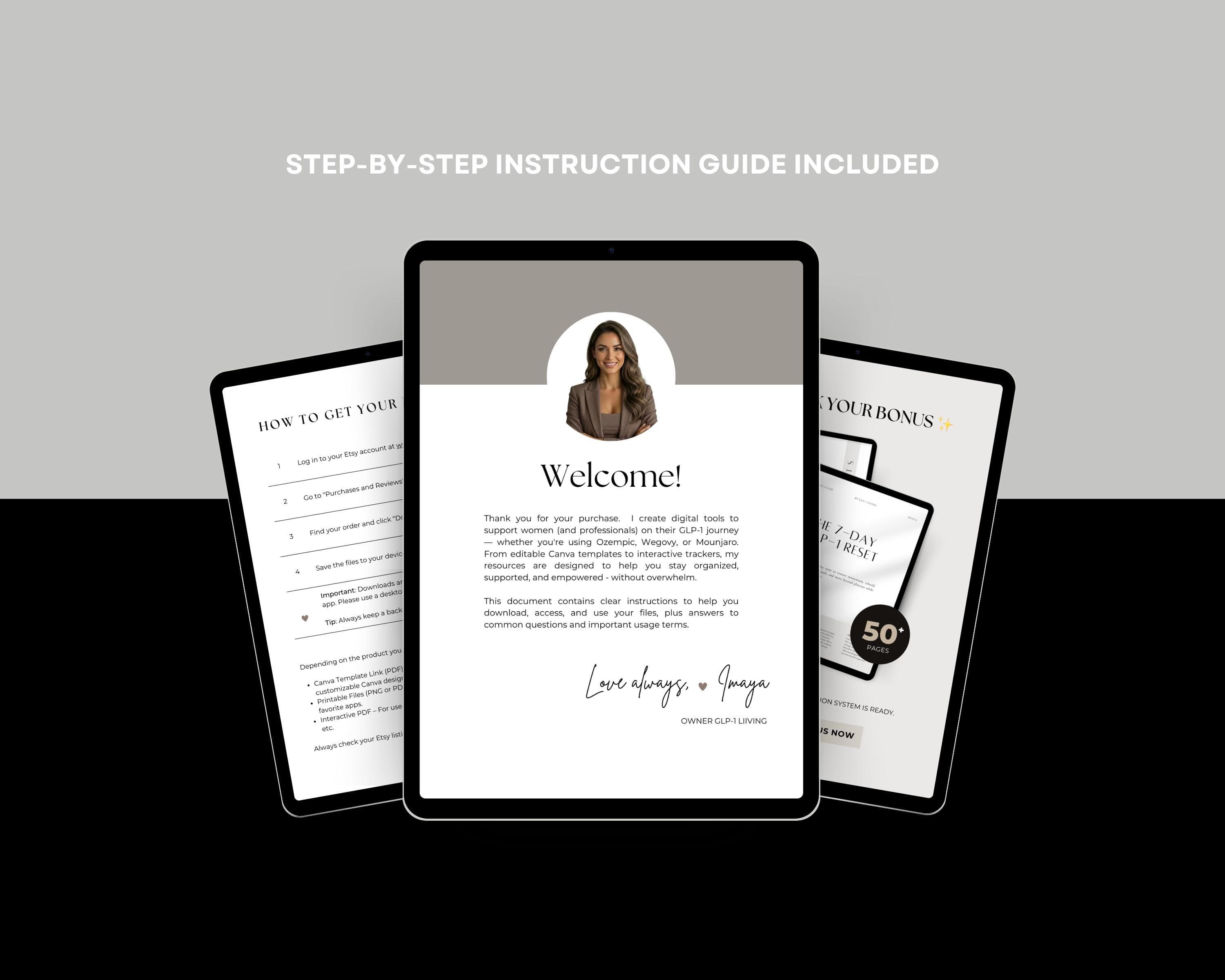 Medical Weight Loss Templates Editable in Canva | GLP-1 Instagram Story Templates for Clinics | Semaglutide Medical Social Media Kit